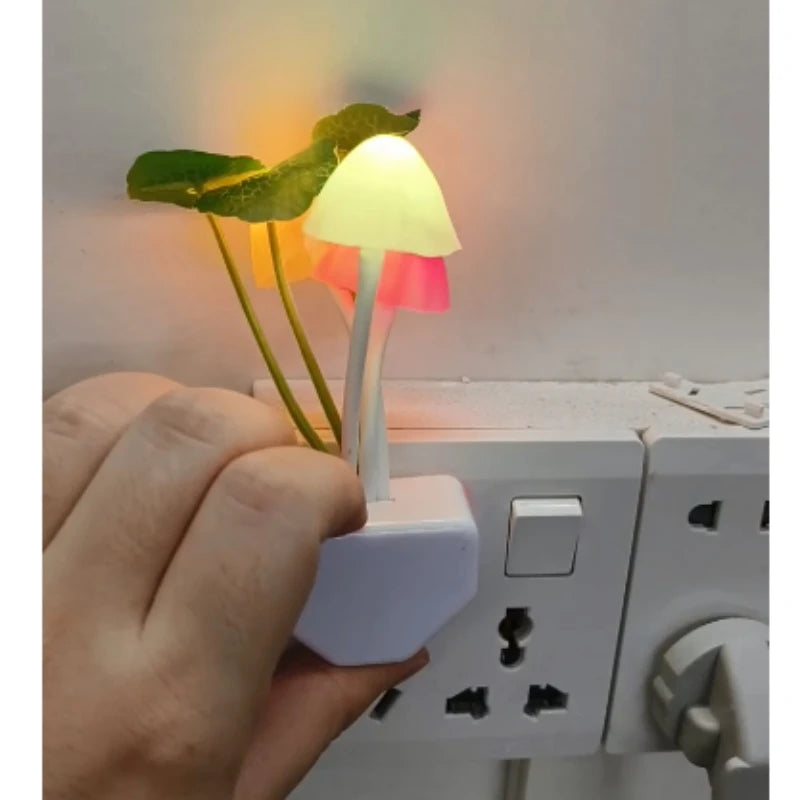 MycoGlow™ – LED Mushroom Plug-In Night Lamp