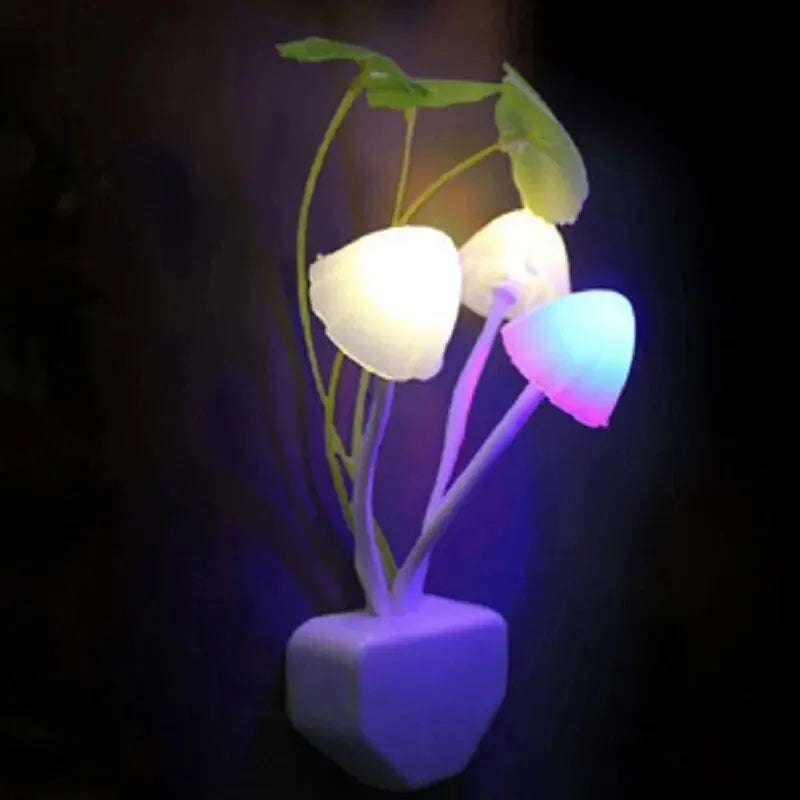 MycoGlow™ – LED Mushroom Plug-In Night Lamp