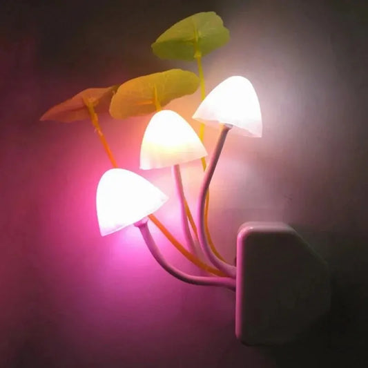 MycoGlow™ – LED Mushroom Plug-In Night Lamp