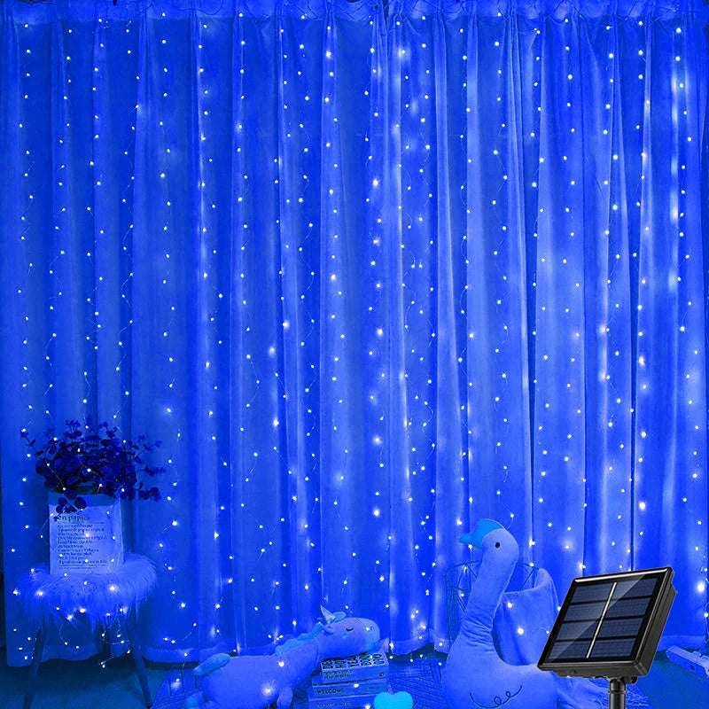 EverRay™ – Outdoor Solar Fairy Curtain Lights
