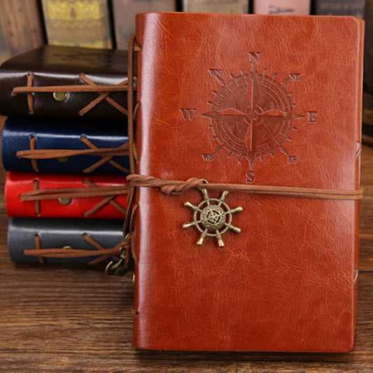 Voyager’s Journal – Retro Loose-Leaf Notebook & Travel Diary