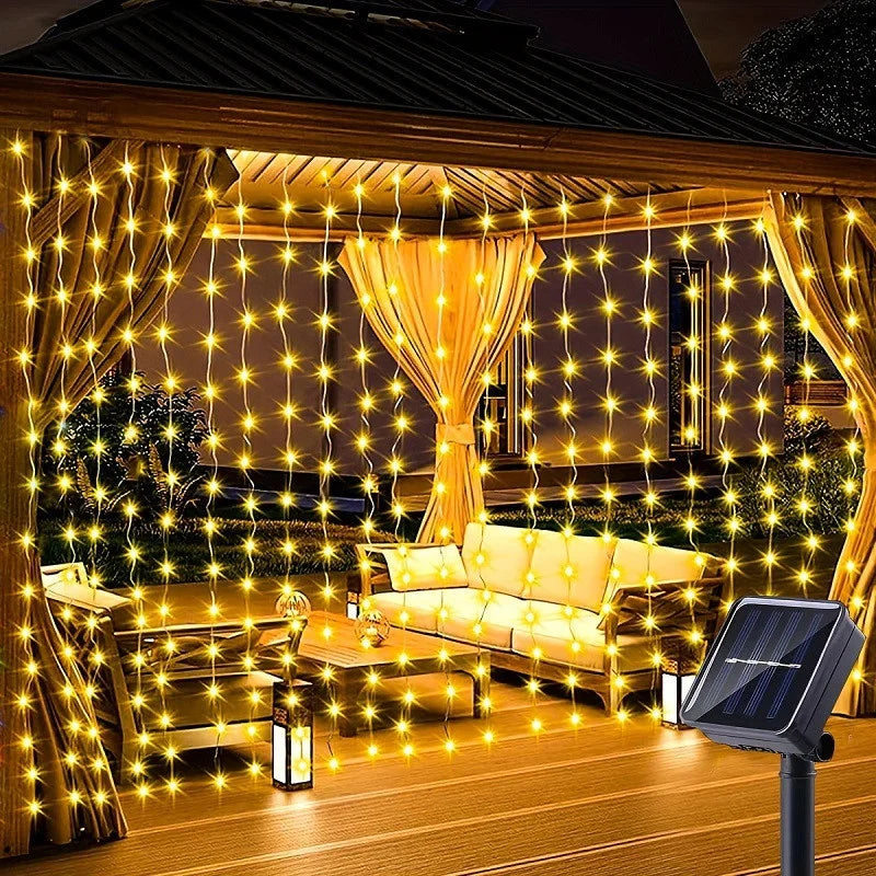 EverRay™ – Outdoor Solar Fairy Curtain Lights