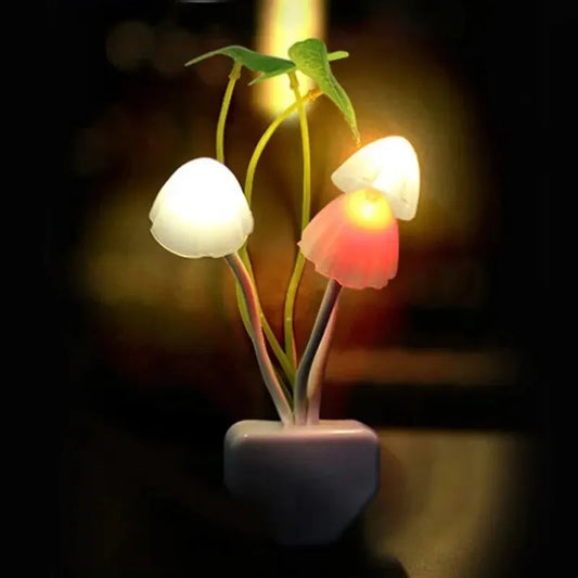 MycoGlow™ – LED Mushroom Plug-In Night Lamp