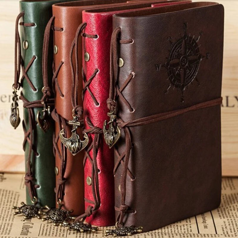 Voyager’s Journal – Retro Loose-Leaf Notebook & Travel Diary