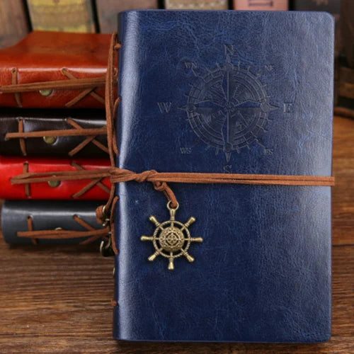 Voyager’s Journal – Retro Loose-Leaf Notebook & Travel Diary