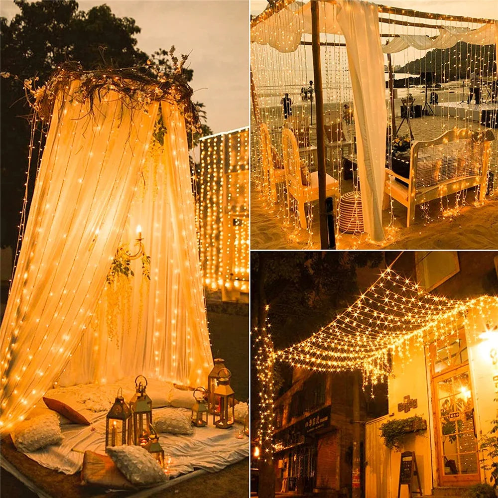 EverRay™ – Outdoor Solar Fairy Curtain Lights